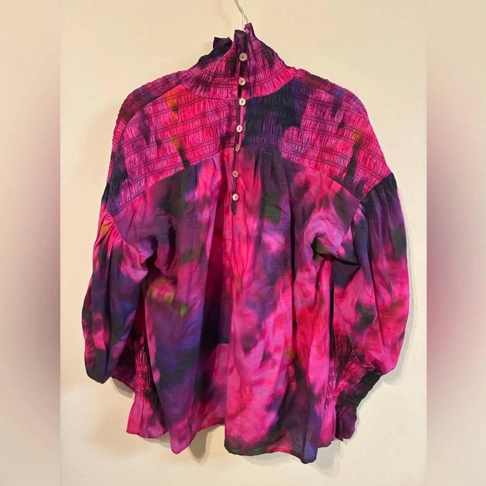 Hope for Flowers by Tracy Reese Smocked Blouse - Picture 2 of 4